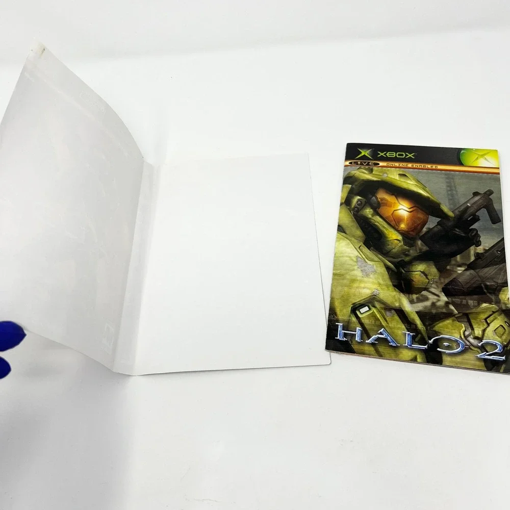 Halo 2 Original Microsoft Xbox Instruction Manual‎ and Xbox Live Inserts No disc